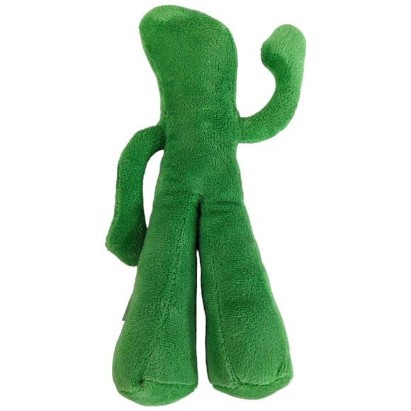 Kids Game Multipet Gumby Plush Filled Dog Toy Green 9 inch Funny Gelatinous - Picture 3 of 7